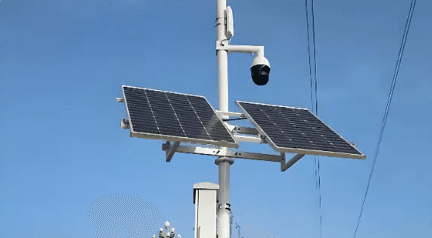 Solar security equipment