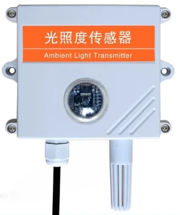 Illuminance sensor ambient light transmitter