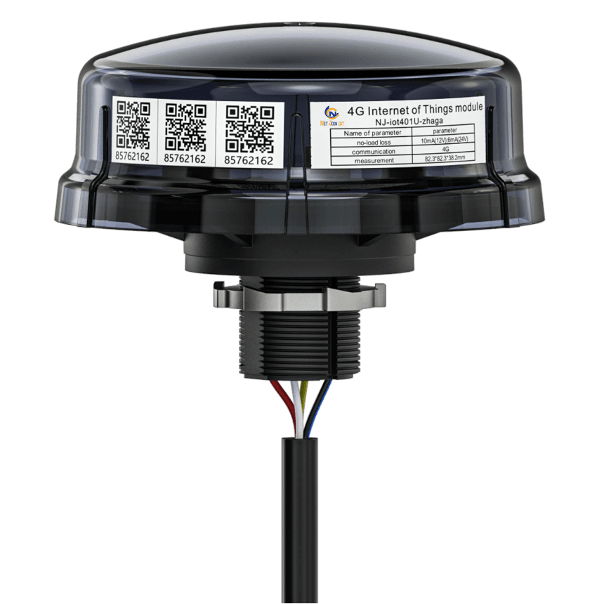 Street light controller on a transparent background